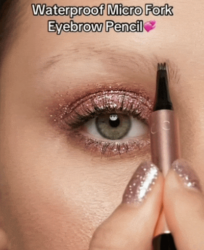 🖌️ Waterproof Micro-Fork Brow Pencil – Natural Hair-Like Brows