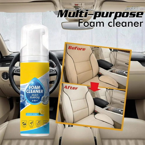 🏆LAST DAY SALE 50% OFF🔥Multi-Function Foam Cleaner – Deep Clean Car, Kitchen, Bathroom & Sofa