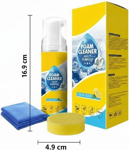 🏆LAST DAY SALE 50% OFF🔥Multi-Function Foam Cleaner – Deep Clean Car, Kitchen, Bathroom & Sofa