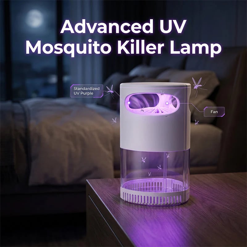 🔥Last Day 50% OFF - 🦟UV Mosquito Killer Lamp – 🔇quiet, USB, chemical-free. 🌙