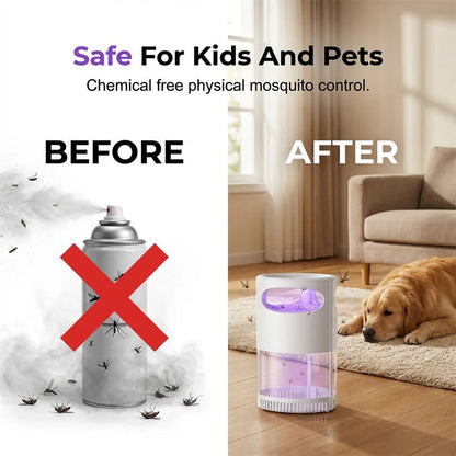 🔥Last Day 50% OFF - 🦟UV Mosquito Killer Lamp – 🔇quiet, USB, chemical-free. 🌙