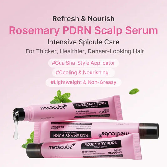 Rosemary PDRN Scalp Refresh Serum – Lightweight Cooling Care for Flaky-Looking, Oily & Flat Roots