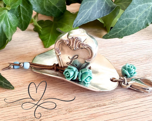 ✨Handmade Cowboy Hat Pendant · Crafted from Authentic Vintage Silverware
