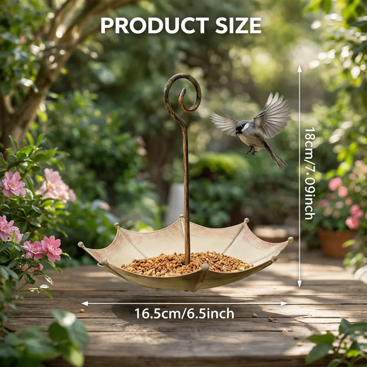 🐦Last Day 49% OFF🐦Mini Umbrella Bird Feeder — Whimsical Garden Charm