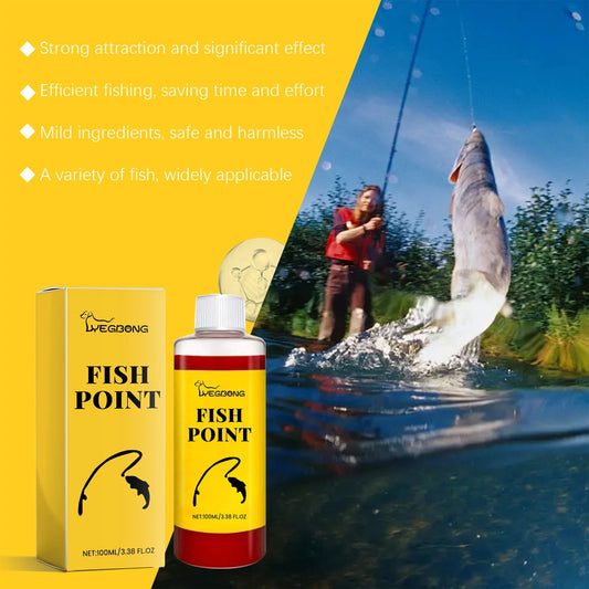 🎣 Concentrated Fish Attractant Liquid – 🐟Fast-Acting Red Worm Formula